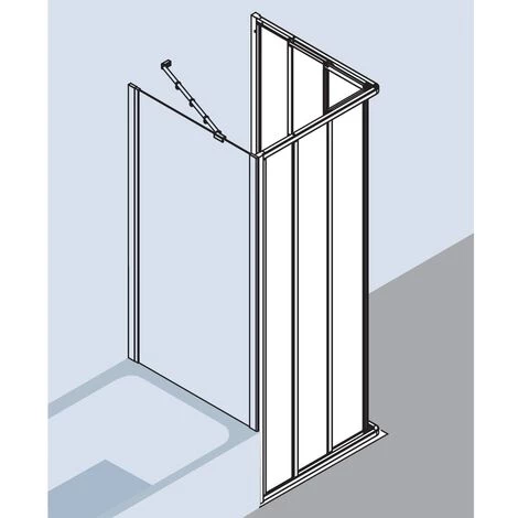 Vente flash ⌛ Kermi Demi-pièce D’angle Ibiza 2000 ED3 0800x 2000 BV : 770-792 SIMG Verre Trempé Opaco Clean 🧨 4 Vente flash ⌛ Kermi Demi-pièce D’angle Ibiza 2000 ED3 0800x 2000 BV : 770-792 SIMG Verre Trempé Opaco Clean 🧨 – Image 2