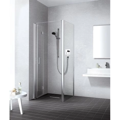 Le moins cher 🤩 Kermi LIGA Porte Battante Pliante 2SL 900 X 1850mm Argent Ultra Brillant Verre Trempé Transparent 🥰 6 Le moins cher 🤩 Kermi LIGA Porte Battante Pliante 2SL 900 X 1850mm Argent Ultra Brillant Verre Trempé Transparent 🥰 – Image 4