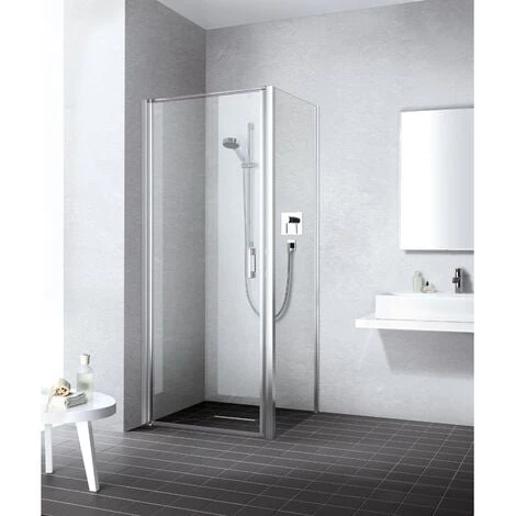 Meilleur prix ???? Kermi LIGA Porte Battante 1WL 850 X 2000mm Argent Satiné Verre Trempé Transparent Clean ???? 3 Meilleur prix ???? Kermi LIGA Porte Battante 1WL 850 X 2000mm Argent Satiné Verre Trempé Transparent Clean ????