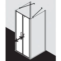 De gros 🤩 Kermi LIGA Porte Battante PTD 1000 X 1850mm Argent Mat Verre Trempé Transparent 😍 9 De gros 🤩 Kermi LIGA Porte Battante PTD 1000 X 1850mm Argent Mat Verre Trempé Transparent 😍 -KERMI Soldes Boutique 38449339 3