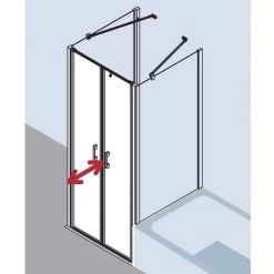 Grosses soldes ???? Kermi LIGA Porte Battante PTD 1000 X 1850mm Argent Ultra Brillant Verre Trempé Transparent Clean ???? 11 Grosses soldes ???? Kermi LIGA Porte Battante PTD 1000 X 1850mm Argent Ultra Brillant Verre Trempé Transparent Clean ???? -KERMI Soldes Boutique 38450157 5