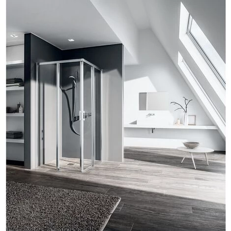 Acheter ❤️ Kermi LIGA Demi-pièce D'angle à Gauche C2L 1200 X 1850mm Argent Ultra Brillant Verre Trempé Transparent Clean 🌟 6 Acheter ❤️ Kermi LIGA Demi-pièce D'angle à Gauche C2L 1200 X 1850mm Argent Ultra Brillant Verre Trempé Transparent Clean 🌟 – Image 4