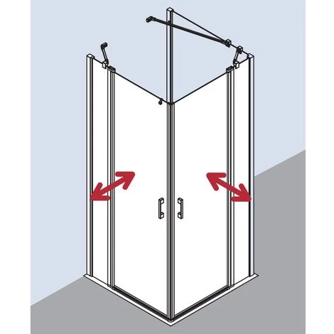 Offres 🌟 Kermi LIGA Demi-pièce D’angle à Droite EPR 1000 X 1850mm Argent Satiné Verre Trempé Transparent ⭐ 5 Offres 🌟 Kermi LIGA Demi-pièce D’angle à Droite EPR 1000 X 1850mm Argent Satiné Verre Trempé Transparent ⭐ – Image 3