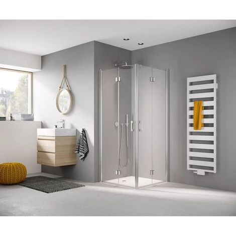 Meilleur prix 🎉 Kermi LIGA Demi-pièce D’angle à Gauche 2CL 800 X 2000mm Argent Satiné Verre Trempé Transparent Clean 😍 6 Meilleur prix 🎉 Kermi LIGA Demi-pièce D’angle à Gauche 2CL 800 X 2000mm Argent Satiné Verre Trempé Transparent Clean 😍 – Image 4