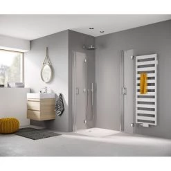 Remise 😉 Kermi LIGA Demi-pièce D’angle à Gauche 2CL 1230 X 2000mm Argent Ultra Brillant Verre Trempé Transparent Clean 🧨 11 Remise 😉 Kermi LIGA Demi-pièce D’angle à Gauche 2CL 1230 X 2000mm Argent Ultra Brillant Verre Trempé Transparent Clean 🧨 -KERMI Soldes Boutique 38457130 5