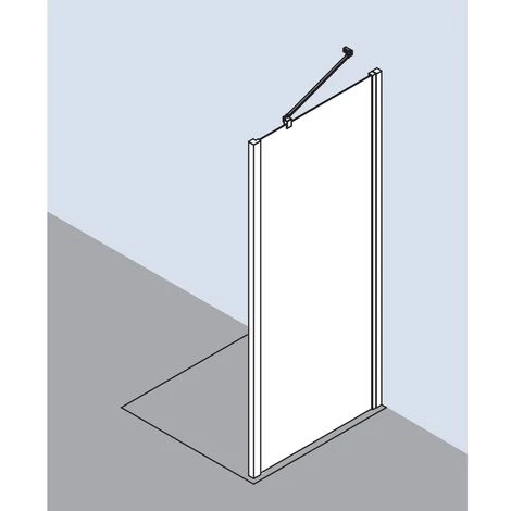 Sortie 🔔 Kermi LIGA Paroi Latérale TWD 1230 X 1850mm Argent Mat Verre Trempé Transparent Clean 🧨 6 Sortie 🔔 Kermi LIGA Paroi Latérale TWD 1230 X 1850mm Argent Mat Verre Trempé Transparent Clean 🧨 – Image 4
