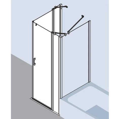 Sortie 👍 Kermi LIGA Demi-pièce D'angle à Gauche EPL 1000 X 2000mm Argent Ultra Brillant Verre Trempé Transparent Clean 🎉 7 Sortie 👍 Kermi LIGA Demi-pièce D'angle à Gauche EPL 1000 X 2000mm Argent Ultra Brillant Verre Trempé Transparent Clean 🎉 – Image 5