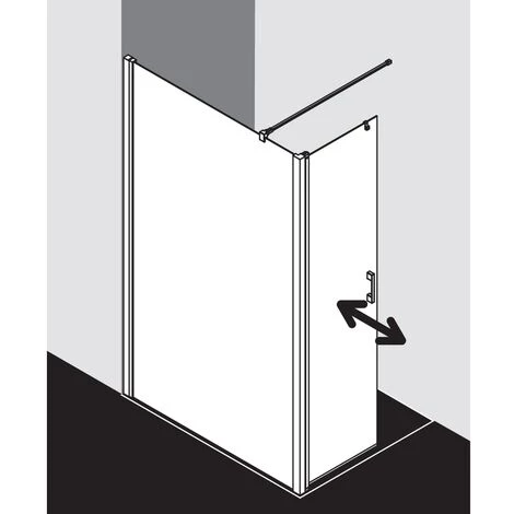 Top 10 ???? Kermi LIGA WALK-IN T1L 1100 X 1850mm Argent Mat Verre Trempé Transparent ???? 4 Top 10 ???? Kermi LIGA WALK-IN T1L 1100 X 1850mm Argent Mat Verre Trempé Transparent ???? – Image 2