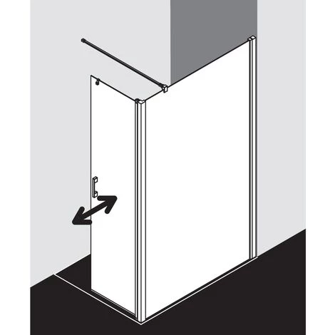 Sortie 🎁 Kermi LIGA WALK-IN T1L 1030 X 1850mm Argent Ultra Brillant Verre Trempé Transparent 😍 5 Sortie 🎁 Kermi LIGA WALK-IN T1L 1030 X 1850mm Argent Ultra Brillant Verre Trempé Transparent 😍 – Image 3