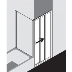 Meilleur prix 🤩 Kermi LIGA Porte Coulissante G3R 1050 X 2000mm Argent Ultra Brillant Verre Trempé Transparent Clean 🔔 9 Meilleur prix 🤩 Kermi LIGA Porte Coulissante G3R 1050 X 2000mm Argent Ultra Brillant Verre Trempé Transparent Clean 🔔 -KERMI Soldes Boutique 38473926 3