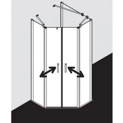 Meilleure vente 🔥 Kermi Pentagone Pega F43 0900x 1850 BV : 865-890 SIHG Verre Trempé Transparent 🤩 10 Meilleure vente 🔥 Kermi Pentagone Pega F43 0900x 1850 BV : 865-890 SIHG Verre Trempé Transparent 🤩 -KERMI Soldes Boutique 38474557 4