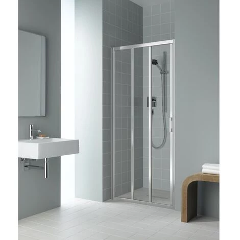 Budget 🧨 Kermi LIGA Porte Coulissante G3L 750 X 2000mm Argent Ultra Brillant Verre Trempé Transparent Clean 😍 3 Budget 🧨 Kermi LIGA Porte Coulissante G3L 750 X 2000mm Argent Ultra Brillant Verre Trempé Transparent Clean 😍