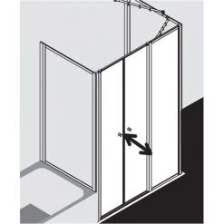 Nouveau ???? Kermi Porte Battante Nova 2000 PFR 1200x 1850 BV : 1165-1200 WEI Kerolan Fontana ???? -KERMI Soldes Boutique 38611630 4