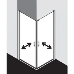 Meilleure affaire ❤️ Kermi LIGA Demi-pièce D'angle à Gauche 1EL 930 X 1850mm Argent Ultra Brillant Verre Trempé Transparent ✨ 9 Meilleure affaire ❤️ Kermi LIGA Demi-pièce D'angle à Gauche 1EL 930 X 1850mm Argent Ultra Brillant Verre Trempé Transparent ✨ -KERMI Soldes Boutique 38611900 3