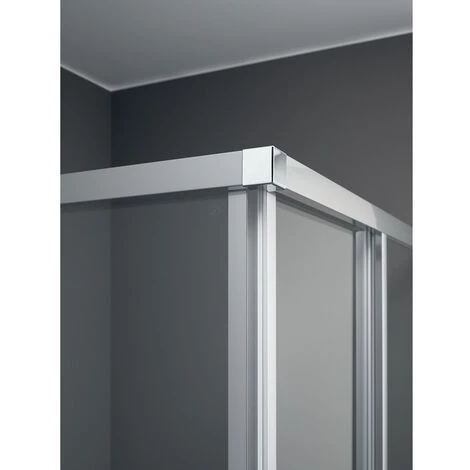 Coupon ???? Kermi LIGA Demi-pièce D’angle à Droite E3R 1100 X 2000mm Argent Ultra Brillant Verre Trempé Transparent Clean ???? 7 Coupon ???? Kermi LIGA Demi-pièce D’angle à Droite E3R 1100 X 2000mm Argent Ultra Brillant Verre Trempé Transparent Clean ???? – Image 5