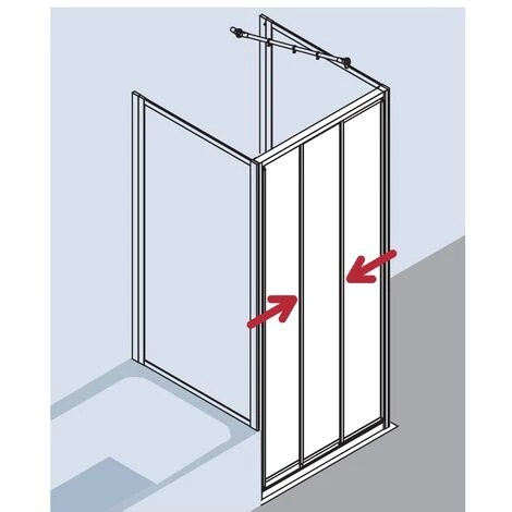 Tout neuf ⌛ Kermi Porte Coulissante Nova 2000 STD 0750x 1750 BV : 715-743 WEI Kerolan Fontana 🎁 6 Tout neuf ⌛ Kermi Porte Coulissante Nova 2000 STD 0750x 1750 BV : 715-743 WEI Kerolan Fontana 🎁 – Image 4