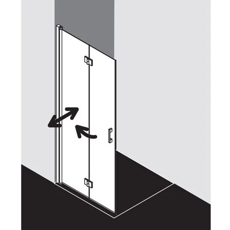 Offres 👍 Kermi LIGA Walk-In 2YR 1000 X 2000mm WES Verre Trempé Transparent H-Line Clean 🎉 4 Offres 👍 Kermi LIGA Walk-In 2YR 1000 X 2000mm WES Verre Trempé Transparent H-Line Clean 🎉 – Image 2