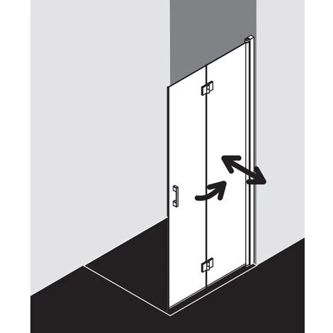 Meilleure affaire 😀 Kermi LIGA Walk-In 2YL 800 X 1850mm Argent Ultra Brillant Verre Trempé Transparent 🎉 5 Meilleure affaire 😀 Kermi LIGA Walk-In 2YL 800 X 1850mm Argent Ultra Brillant Verre Trempé Transparent 🎉 – Image 3