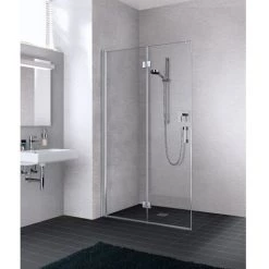 Acheter 🔥 Kermi LIGA Walk-In 2YL 1000 X 1850mm Argent Satiné Verre Trempé Transparent Clean 🥰