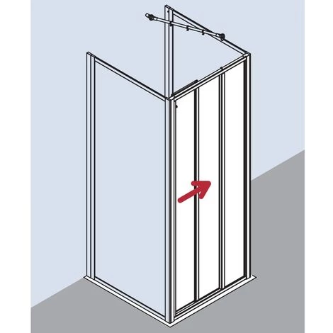 Nouveau 🛒 Kermi Porte Coulissante Nova 2000 ST3 1000x 1750 BV : 970-1000 WEI Kerolan Fontana 🥰 5 Nouveau 🛒 Kermi Porte Coulissante Nova 2000 ST3 1000x 1750 BV : 970-1000 WEI Kerolan Fontana 🥰 – Image 3