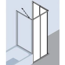 Nouveau ???? Kermi Demi-pièce D’angle Nova 2000 ED2 1000x 1850 BV : 970-992 SIMG Kerolan Fontana ???? -KERMI Soldes Boutique 38614510 2