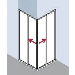 Tout neuf 🧨 Kermi Demi-pièce D’angle Nova 2000 ED2 0750x 2000 BV : 720-742 SIMG Kerolan Fontana 👍 -KERMI Soldes Boutique 38614541 3