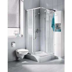 Bon marché ???? Kermi Demi-pièce D’angle Nova 2000 EF2 0800x 1850 BV : 770-792 SIMG Kerolan Fontana ????