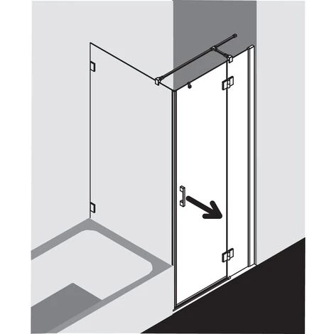 Grosses soldes ???? Kermi LIGA Porte Battante SNL 1200 X 2000mm Argent Ultra Brillant Verre Trempé Transparent Clean ???? 7 Grosses soldes ???? Kermi LIGA Porte Battante SNL 1200 X 2000mm Argent Ultra Brillant Verre Trempé Transparent Clean ???? – Image 5