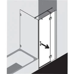 Top 10 🧨 Kermi LIGA Porte Battante SNL 1100 X 2000mm Noir Soft Verre Trempé Transparent 😀 11 Top 10 🧨 Kermi LIGA Porte Battante SNL 1100 X 2000mm Noir Soft Verre Trempé Transparent 😀 -KERMI Soldes Boutique 38614820 5