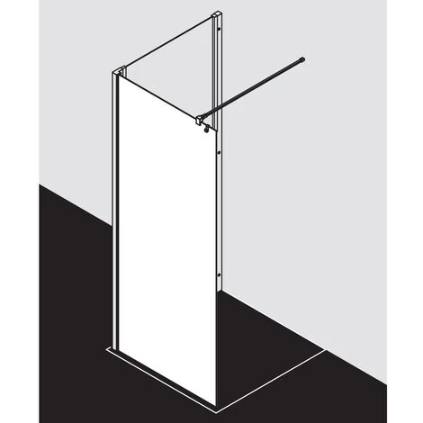 Vente flash ???? Kermi LIGA WALK-IN TWF 1000 X 2000mm Argent Ultra Brillant Verre Trempé Transparent ???? 6 Vente flash ???? Kermi LIGA WALK-IN TWF 1000 X 2000mm Argent Ultra Brillant Verre Trempé Transparent ???? – Image 4