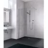 Meilleure vente 😍 Kermi LIGA WALK-IN TWF 1000 X 1850mm Argent Mat Verre Trempé Transparent Clean ✨ -KERMI Soldes Boutique 38615208 1