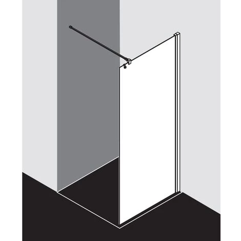 Meilleure vente 😍 Kermi LIGA WALK-IN TWF 1000 X 1850mm Argent Mat Verre Trempé Transparent Clean ✨ 5 Meilleure vente 😍 Kermi LIGA WALK-IN TWF 1000 X 1850mm Argent Mat Verre Trempé Transparent Clean ✨ – Image 3