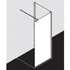 Meilleure affaire ✔️ Kermi LIGA WALK-IN TWF 1000 X 2000mm Argent Ultra Brillant Verre Trempé Transparent Clean ???? -KERMI Soldes Boutique 38615215 5