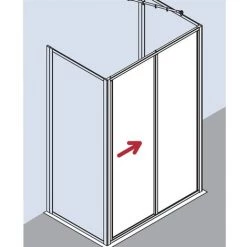 Vente flash 🔔 Kermi Porte Coulissante Nova 2000 ST2 1100x 2000 BV : 1070-1100 WEI Kerolan Fontana 😉 -KERMI Soldes Boutique 38615443 3