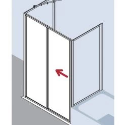 Vente flash 🔔 Kermi Porte Coulissante Nova 2000 ST2 1100x 2000 BV : 1070-1100 WEI Kerolan Fontana 😉 -KERMI Soldes Boutique 38615443 4