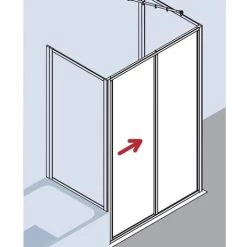 Vente flash 🔔 Kermi Porte Coulissante Nova 2000 ST2 1100x 2000 BV : 1070-1100 WEI Kerolan Fontana 😉 -KERMI Soldes Boutique 38615443 5