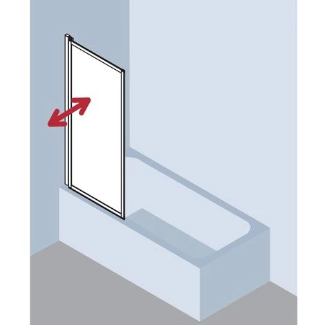 Tout neuf ???? Kermi Vario Mur Pliant 2000 FW1 0700x 1400 BV : 751-767 SIMG Verre Trempé Transparent Clean ???? 4 Tout neuf ???? Kermi Vario Mur Pliant 2000 FW1 0700x 1400 BV : 751-767 SIMG Verre Trempé Transparent Clean ???? – Image 2