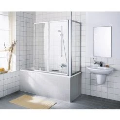 Offres ???? Kermi Paroi Latérale Vario 2000 TWD 0800x 1400 BV : 714-746 SIMG Verre Trempé Transparent ✔️