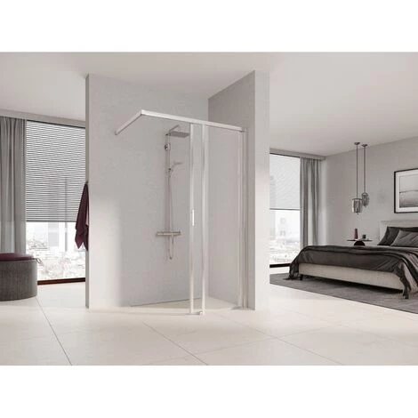 Sortie ???? Kermi LIGA Porte Coulissante J2R 1000 X 2000mm Argent Ultra Brillant Verre Trempé Transparent ✨ 6 Sortie ???? Kermi LIGA Porte Coulissante J2R 1000 X 2000mm Argent Ultra Brillant Verre Trempé Transparent ✨ – Image 4