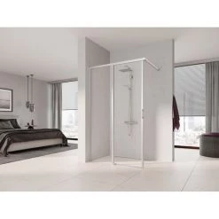 Meilleure affaire ✨ Kermi LIGA Porte Coulissante J2L 1000 X 1850mm Argent Mat Verre Trempé Transparent Clean 😉 9 Meilleure affaire ✨ Kermi LIGA Porte Coulissante J2L 1000 X 1850mm Argent Mat Verre Trempé Transparent Clean 😉 -KERMI Soldes Boutique 38616253 3