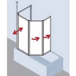 Grosses soldes ❤️ Kermi Paroi Pliante Vario 000 FW3 0370x 1400 BV : 1011-1027 SIMG Verre Trempé Transparent 🎁 10 Grosses soldes ❤️ Kermi Paroi Pliante Vario 000 FW3 0370x 1400 BV : 1011-1027 SIMG Verre Trempé Transparent 🎁 -KERMI Soldes Boutique 38616294 4