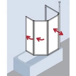 Grosses soldes ❤️ Kermi Paroi Pliante Vario 000 FW3 0370x 1400 BV : 1011-1027 SIMG Verre Trempé Transparent 🎁 11 Grosses soldes ❤️ Kermi Paroi Pliante Vario 000 FW3 0370x 1400 BV : 1011-1027 SIMG Verre Trempé Transparent 🎁 -KERMI Soldes Boutique 38616294 5