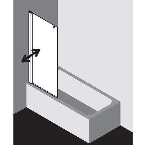 Promo ⭐ Kermi Vantail Pivotant Pega DFR 0750x 1500 BV : 740-765 SIHG Verre Trempé Transparent ⭐ 4 Promo ⭐ Kermi Vantail Pivotant Pega DFR 0750x 1500 BV : 740-765 SIHG Verre Trempé Transparent ⭐ – Image 2