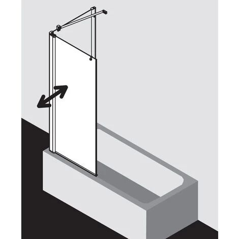 Promo ⌛ Kermi Vantail Pivotant Pega DFL 0750x 1500 BV : 740-765 SIHG Verre Trempé Transparent ???? 6 Promo ⌛ Kermi Vantail Pivotant Pega DFL 0750x 1500 BV : 740-765 SIHG Verre Trempé Transparent ???? – Image 4