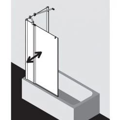 Meilleur prix ✨ Kermi Vantail Pivotant Pega DTL 1100x 1500 BV : 1090-1115 SIHG Verre Trempé Opaco Clean ✨ -KERMI Soldes Boutique 38616457 4