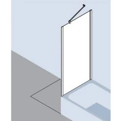 Coupon ⭐ Kermi LIGA Paroi Latérale TVD 900 X 1600mm Argent Mat Verre Trempé Transparent Clean ❤️ -KERMI Soldes Boutique 38616475 5