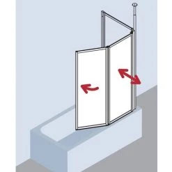 Meilleur prix ???? Kermi Paroi Pliante Vario 2000 FW2 0600x 1400 BV : 1151-1167 SIMG Verre Trempé Transparent ???? 9 Meilleur prix ???? Kermi Paroi Pliante Vario 2000 FW2 0600x 1400 BV : 1151-1167 SIMG Verre Trempé Transparent ???? -KERMI Soldes Boutique 38616580 3