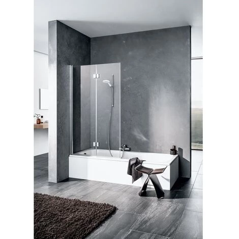 Meilleure affaire ???? Kermi LIGA Vantail 2PR 1000 X 1500mm Argent Satiné Verre Trempé Transparent ???? 3 Meilleure affaire ???? Kermi LIGA Vantail 2PR 1000 X 1500mm Argent Satiné Verre Trempé Transparent ????