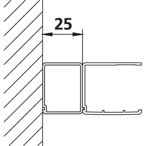 Meilleur prix ⌛ Kermi Profilé D’élargissement Liga SVSV1 1850 SIHG 🔥 3 Meilleur prix ⌛ Kermi Profilé D’élargissement Liga SVSV1 1850 SIHG 🔥