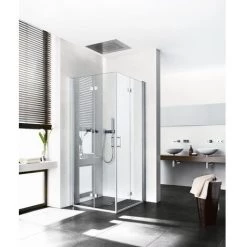 Tout neuf 😍 Kermi Demi-pièce D’angle à Droite Diga 2CR 0930x 2000 GAK : 890-910 SIHG Verre Trempé Transparent ✨